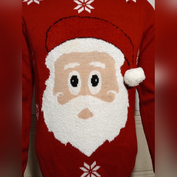 Santa Ugly Christmas Sweater medium - Picture 3 of 4